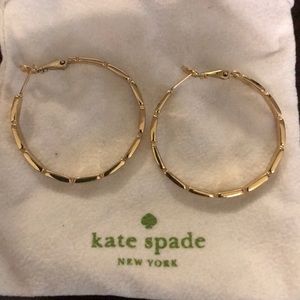 Kate Spade Yellow Gold Hoops